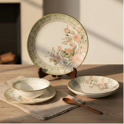 Dinnerware Set - 24 Pcs